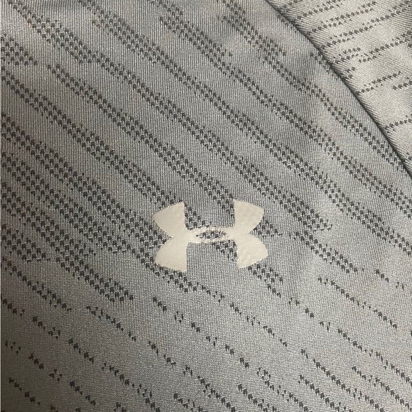 Under Armour Men's Gray Velocity Jacquard Activewear Shirt Sz M - Picture 4 of 6